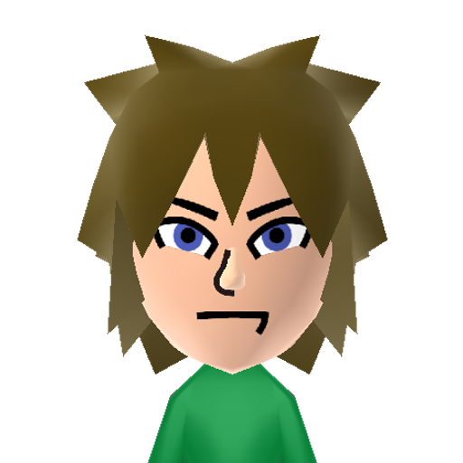 kyoya Mii character: The rival of Ginga from the "Beyblade" anime show.
