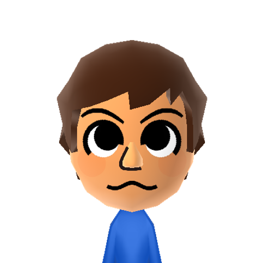 Dipper Mii character preview