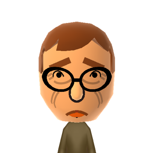 WoodyAllen Mii character: Academy Award winning filmmaker and comedian.