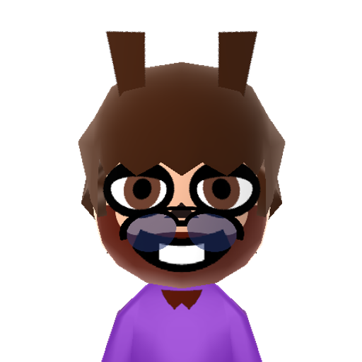 Bonnie Mii character: These are extracted and derived from the Mii Central Miis from the 3DS Miitopia.