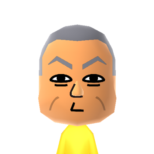 NINTENDO Mii character: A Mii found in unused WaraWara files