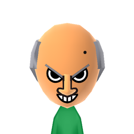 Mr Burns Mii character: These are extracted and derived from the Mii Central Miis from the 3DS Miitopia.