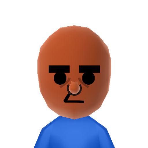 Russel Mii character: Cartoon musician and drummer of the virtual band, Gorillaz. Created by Damon Albarn and Jamie Hewlett.