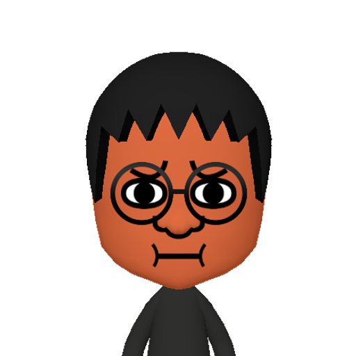 no name Mii character: This Mii is from the Switch SDK as a SampleDB Mii.
