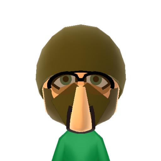 boomerang Mii character: From "Angry birds", also known as the green bird. It has a beak like a boomerang.