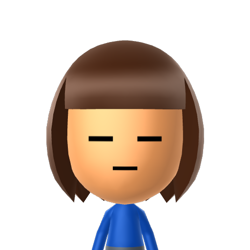 Frisk Mii character preview