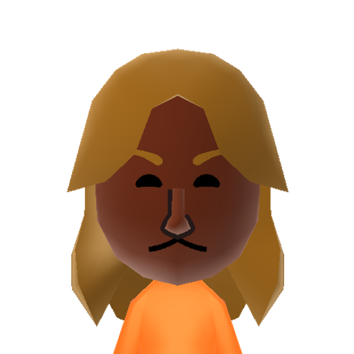 ダン Mii character: A random Mii I made for testing
