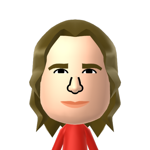 CliffWillm Mii character: Cliff Williams member of the Hard Rock Band AC/DC.