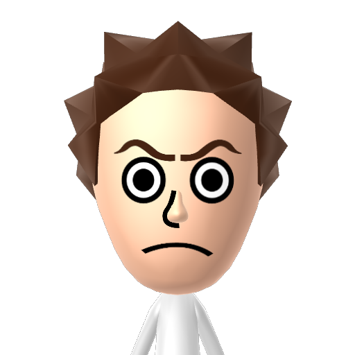 Rick Mii character: These are extracted and derived from the Mii Central Miis from the 3DS Miitopia.