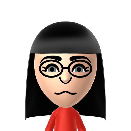 Melody Mii character: A MIi from Mythical Wolf's Custom CPU Miis Mod, a mod for WIi Sports