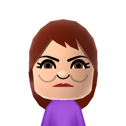 LauraInnes Mii character: Actress best known for playing Sophia on "The Event" and Dr. Kerry Weaver in "ER".