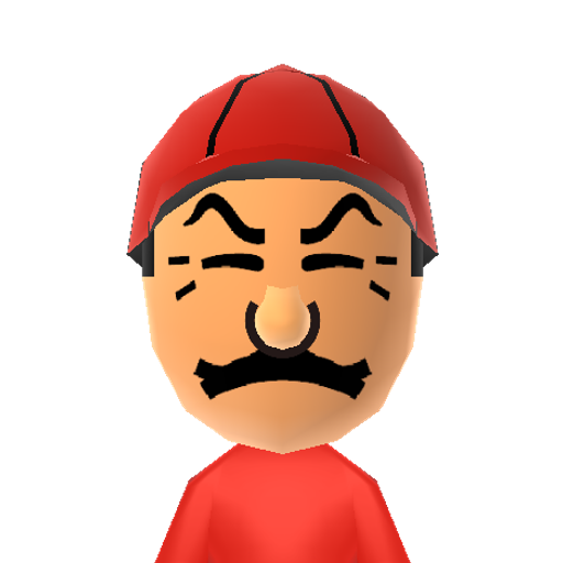 Jumpman Mii character: Jumpman the Brave Carpenter is from the Nintendo game Donkey Kong. Since the game was set on a construction site, he was the brave carpenter.