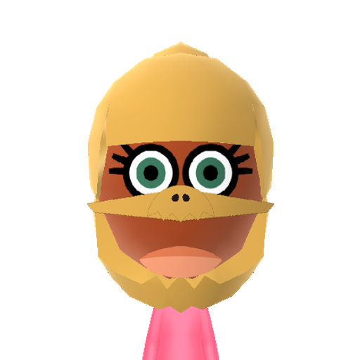 Dixie Mii character: Diddy Kong's girlfriend, and the star of DKC3.