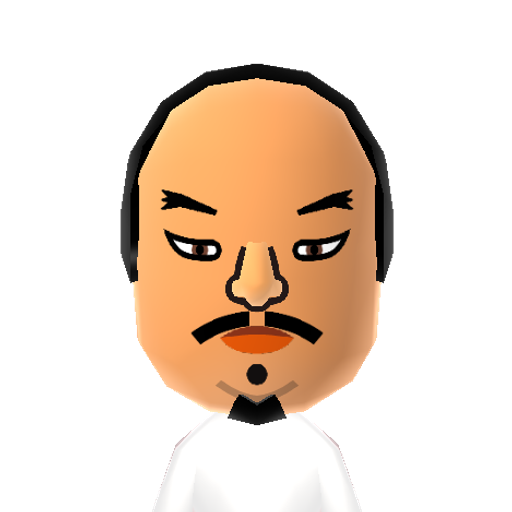 Sun Tzu Mii character: An ancient Chinese Philosopher. Famous for his text, The Art of War.