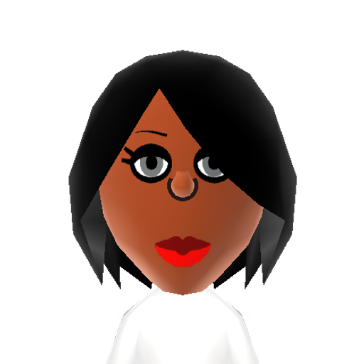 Donna Mii character: Is the second wife of Cleveland Brown and works as the principal's secretary at Stoolbend High School. She has two biological children, Roberta and Rallo Tubs. Voiced by Sanaa Lathan.
