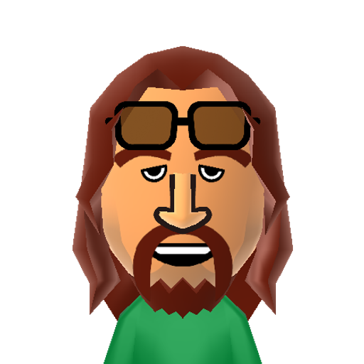 The Dude Mii character preview