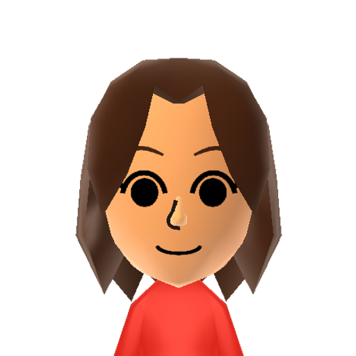 ひろこ Mii character: A Mii from Jinsei Game Wii EX