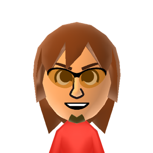 Tachibana Mii character: A Mii from Jackson's WSR Mod, a mod for Wii Sports Resort.