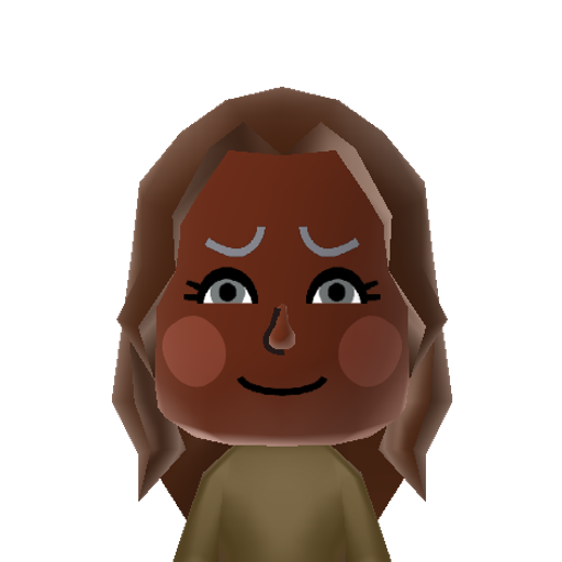 Cake Mii character preview