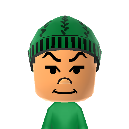 Flynn Mii character: Custom Mii character for Wii Sports Archipelago, a mod for Wii Sports Resort
