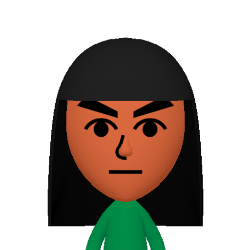 no name Mii character: This Mii is from the Switch SDK as a SampleDB Mii.
