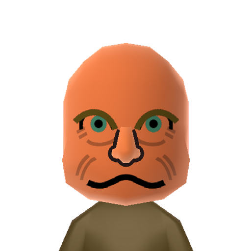 Jabba Mii character: The fat gangster from Star Wars who froze Han Solo in carbonite.