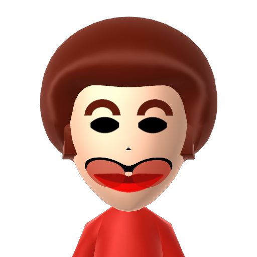 ? Mii character: A Mii uploaded to Check Mii Out Channel (WiiLInk)