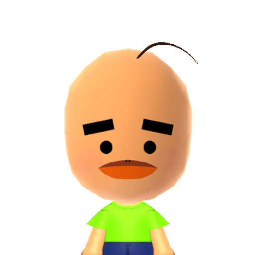 Joey Mii character: (Source: https://www.reddit.com/r/tomodachilife/comments/1mnd8ye/)