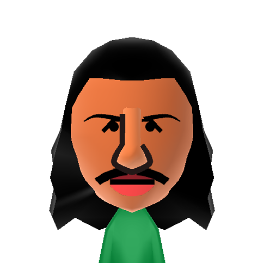 Santana Mii character: Mexican rock guitarist and frontman for the band Santana.