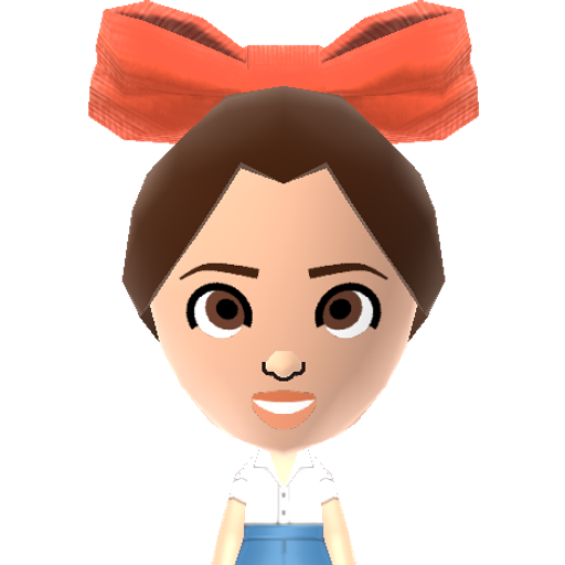 Belle Mii character: This Mii is a resident on OhhMyKawaii's island