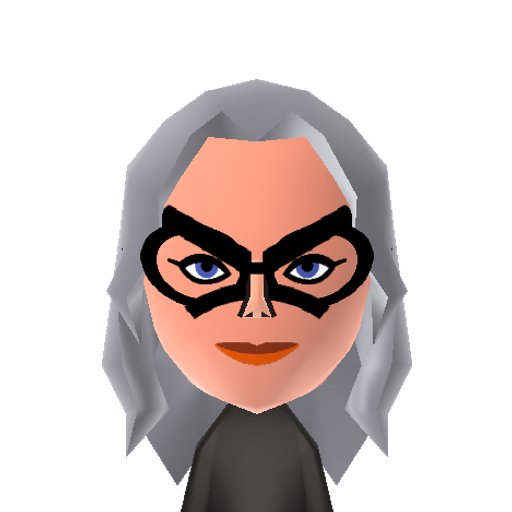 Black Cat Mii character preview