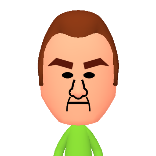 }~¢£¥¦§¨©« Mii character: This Mii is from the Switch SDK as a SampleDB Mii.