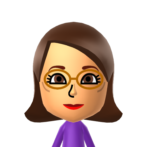 Chiaki Mii character: A Mii from Wii Sports Resort: Meme Squad, a mod for Wii Sports Resort