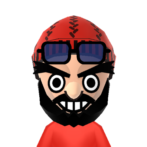 Booster Mii character: Character in Super Mario RPG who wanted to marry princess Peach.