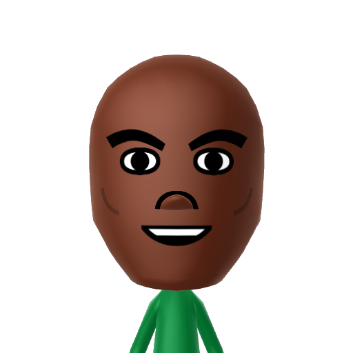 Green Mii character preview