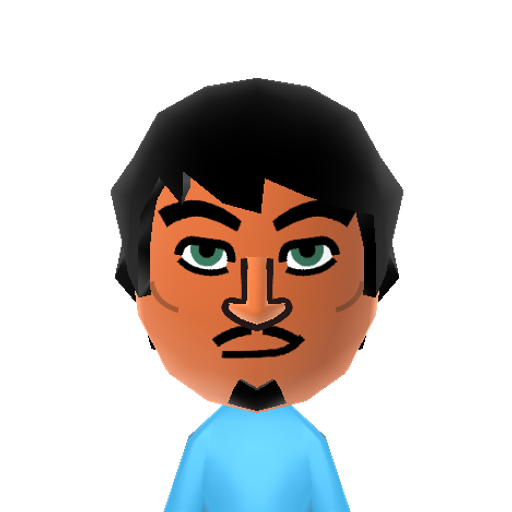 Hugo Mii character: A Mii from Preston's Custom Mii Modpack (WS)