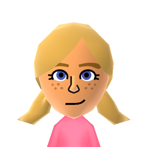 Claire Mii character: A Mii from Wii Sports 3: Meme Squad, A mod for Wii Sports