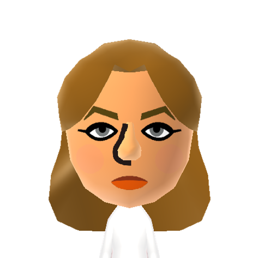 Bergman Mii character: Academy, Emmy, and Tony Award winning Sweedish actress from Hollywood's Golden Era.