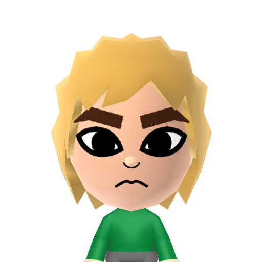 WW Link Mii character: Link as he appeared in "The Wind Waker".