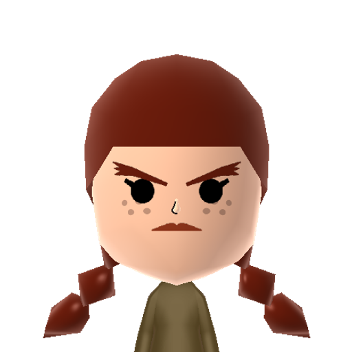 Wigfrid Mii character: A playable character from the game "Don't Starve"