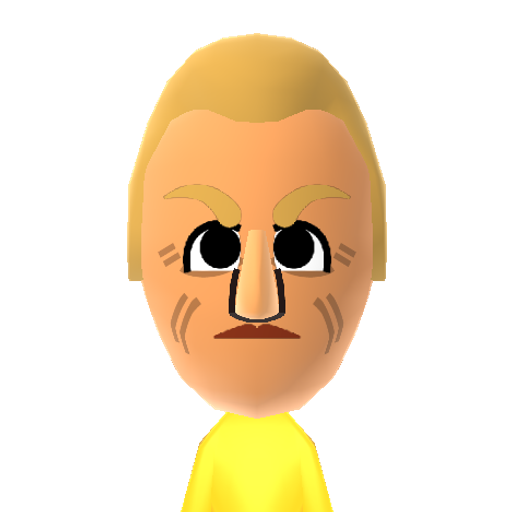 NINTENDO Mii character: A Mii found in unused WaraWara files