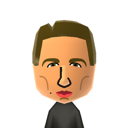 Fox Mulder Mii character preview