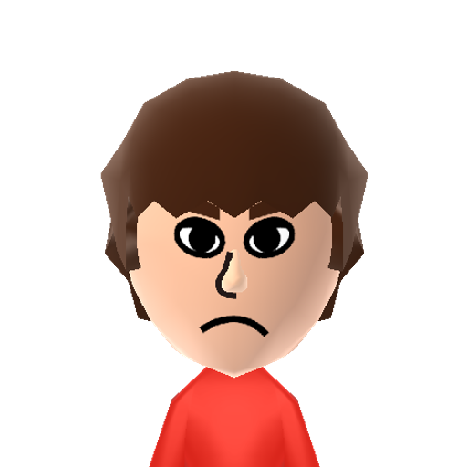 Axl Mii character preview