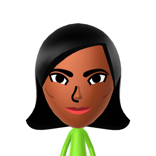 Nisha Mii character: A Mii from Hasbro Family Game Night 3