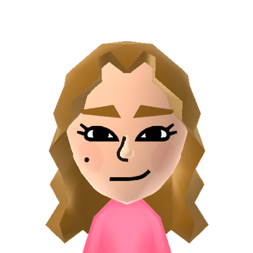 Ameila Mii character: Custom Mii character for Wii Sports Archipelago, a mod for Wii Sports Resort