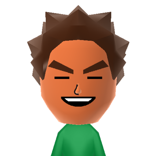 Brock Mii character preview