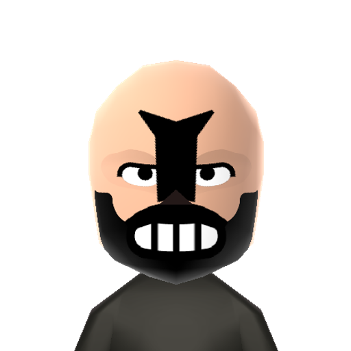 Bane Mii character preview