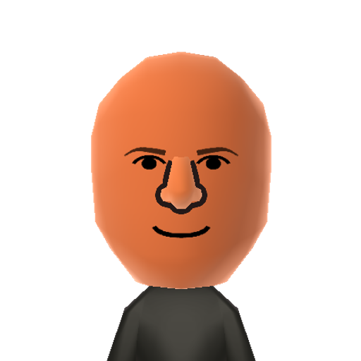 The Rock Mii character preview