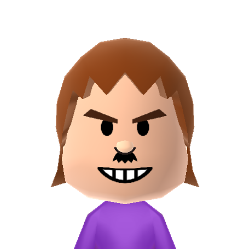 Blingman Mii character: A rich businessman with a golden smile from the 3DS game "Pocket Card Jockey". Despite having suffered through occasional business problems in the past, Blingman always looks forward to the future, especially when horse racing is involved.