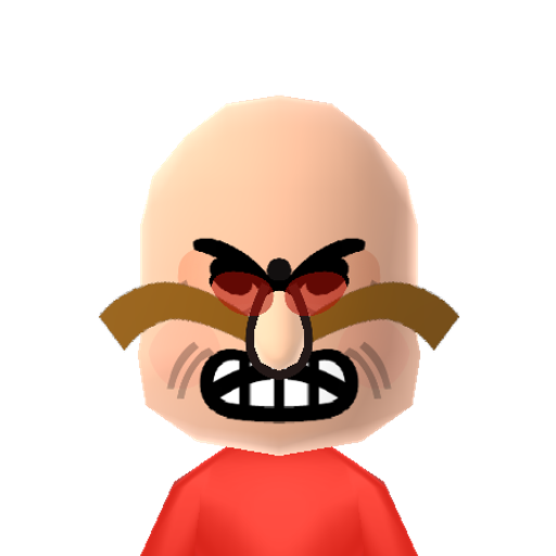 DrRobotnik Mii character: Sonic the Hedgehog's highly intelligent arch nemesis. This Mii is based off of his design in the cartoon show Adventures of Sonic the Hedgehog.